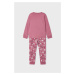 Dětské pyžamo Mayoral růžová barva