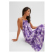 Bonprix BODYFLIRT batikované šaty Barva: Fialová, Mezinárodní