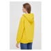 Bavlněná mikina Polo Ralph Lauren dámská, žlutá barva, s kapucí, s aplikací