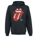 The Rolling Stones Tongue Mikina s kapucí černá