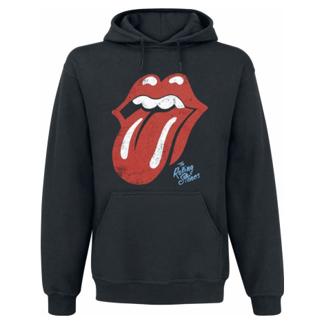 The Rolling Stones Tongue Mikina s kapucí černá