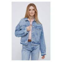 Džínová bunda Pepe Jeans Turner Rainbow dámská, přechodná, oversize