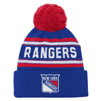 New York Rangers dětská zimní čepice Jacquard Cuffed Knit With Pom