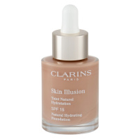 CLARINS Skin Illusion,Hydratační make-up s UV filtrem pro ženy,odstín 113 Chestnut, 30 ml