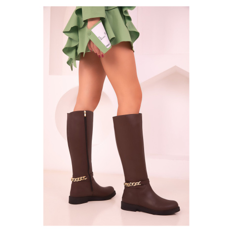 Soho Brown Women's Boots 17521