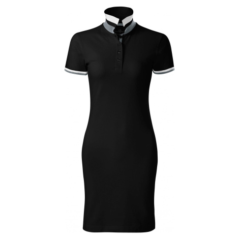 MALFINI Premium® Lehce vypasované piqé šaty se zpevněnými rameny
