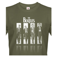 Pánské tričko s potiskem kapely The Beatles  - parádní tričko s potiskem nejznámější hudební sku