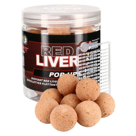 Starbaits Plovoucí boilies Pop Up Red Liver 50g - 14mm