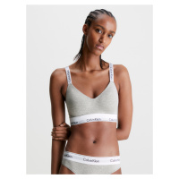 Dámská podprsenka Bralette Modern Cotton 000QF7059EP7A šedá - Calvin Klein