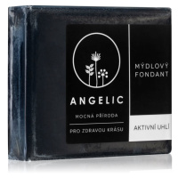 Angelic Mýdlový fondant Aktivní uhlí detoxikační mýdlo 105 g
