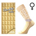 LONKA® ponožky Chocolate white 1 ks 116916