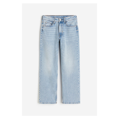 H & M - Loose Fit Jeans - modrá H&M