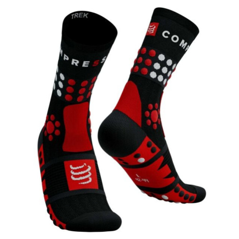 Compressport TREKKING SOCKS Ochranné trekkingové ponožky, černá, velikost