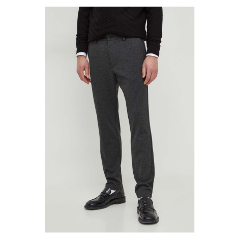 Kalhoty BOSS pánské, černá barva, jednoduché, 50507573 Hugo Boss