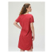 Loap NEBRASKA Dámské šaty, červená, velikost