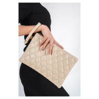 Capone Outfitters Paris Quilted Women's Beige Bag