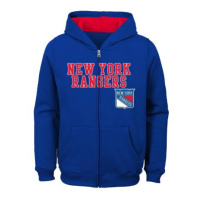 New York Rangers dětská mikina s kapucí Stated Full Zip Hoodie