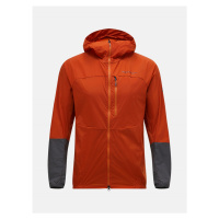 Bunda peak performance m vislight wind jacket oranžová