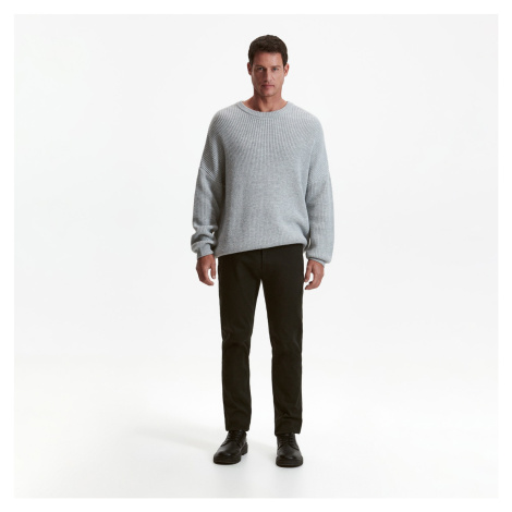 Zelené pánské casual kalhoty