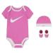 Nike swoosh 3pc set 6-12m