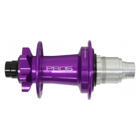 Náboj Hope PRO 5 zadní - fialový Rozměr: 157x12 mm, HG ořech, Typ uchycení kotouče: Center lock,