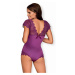 Svůdné body Moketta teddy purple - Obsessive