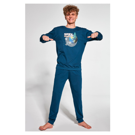 Chlapecké pyžamo Cornette Space - bavlna Mořská zeleň