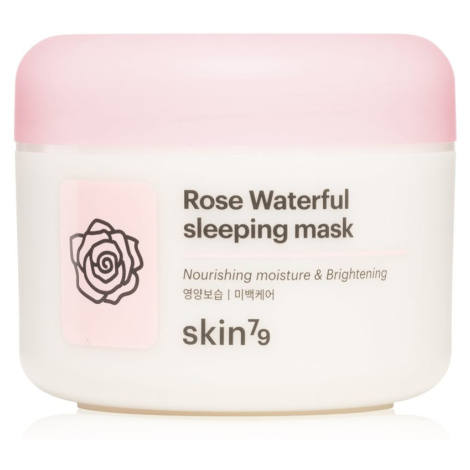 Skin79 Rose Waterfull noční hydratační maska s růžovou vodou 100 ml