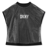 Dětské tričko Dkny šedá barva