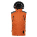 Alpine Pro Jarvis 4 Pánská vesta MVEU078 spáleně oranžová