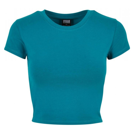 Ladies Stretch Jersey Cropped Tee - watergreen Urban Classics