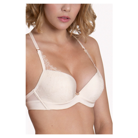 Dámská push-up podprsenka Lisca ROSE 10310 | šampáňo