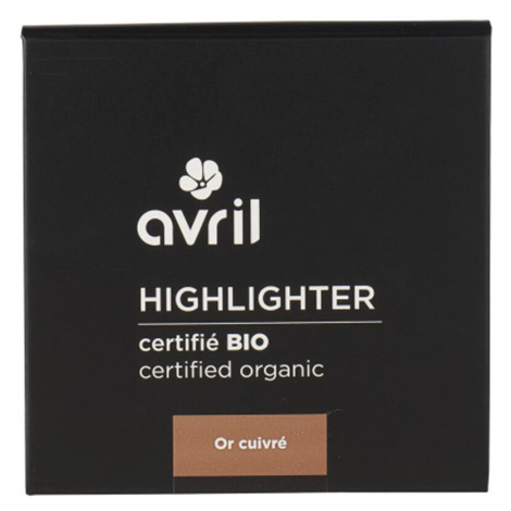 Avril Certified Organic Highlighter - Or Cuivré Zlatá
