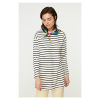 Trendyol Black Striped Knitted Tunic