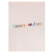Světle růžové dámské tílko Tommy Jeans TJW BBY Color Linear Strap Top