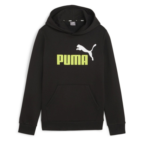 Puma ESS+ 2 COL BIG LOGO HOODIE FL B Černá