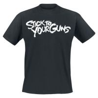 Stick To Your Guns Logo Tričko černá