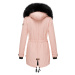 Dámská zimní dlouhá bunda/kabát Luluna Navahoo - ROSE