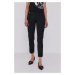 Kalhoty Lauren Ralph Lauren dámské, černá barva, jednoduché, medium waist, 200747991001