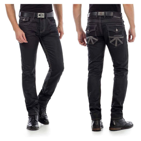 CIPO & BAXX kalhoty pánské CD295 L:34 regular fit jeans džíny