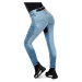 Dámské moto jeansy W-TEC Grandea EVO modrá