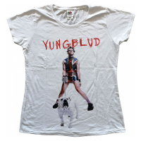 Yungblud tričko, Strawberry Lipstick White, dámské