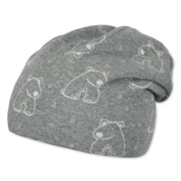 Sterntaler Slouch Beanie silver melange