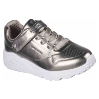 Skechers UNO LITE Dívčí volnočasová obuv, stříbrná, velikost
