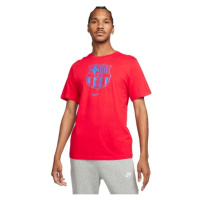 Nike FC BARCELONA CREST Pánské tričko, červená, velikost