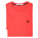 Pánské červené tričko s malým vyšitým logem Calvin Klein