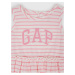 Růžové holčičí šaty set šaty logo GAP