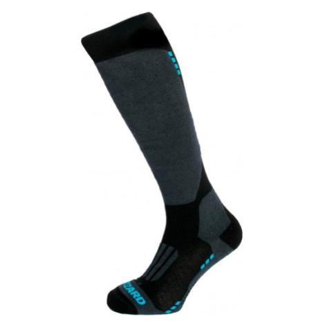 BLIZZARD-Wool Performance ski socks, black/blue Černá