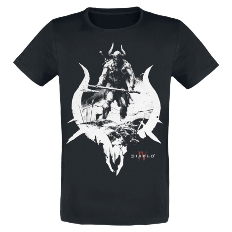 Diablo 4 - Barbarian Tričko černá