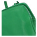 Elegantní dámský kožený batůžek Anthony, výrazná zelená